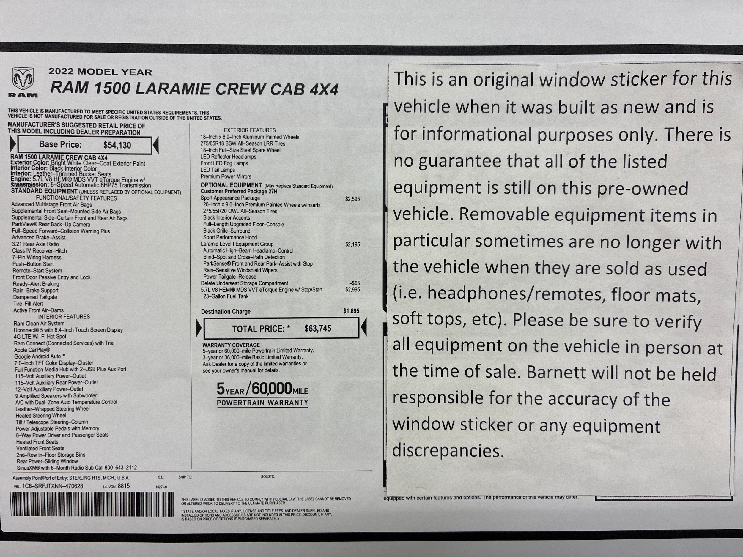 ram ram 1500 pickup 2022 1C6SRFJTXNN470628 image ram ram 1500 pickup 2022 1C6SRFJTXNN470628 image